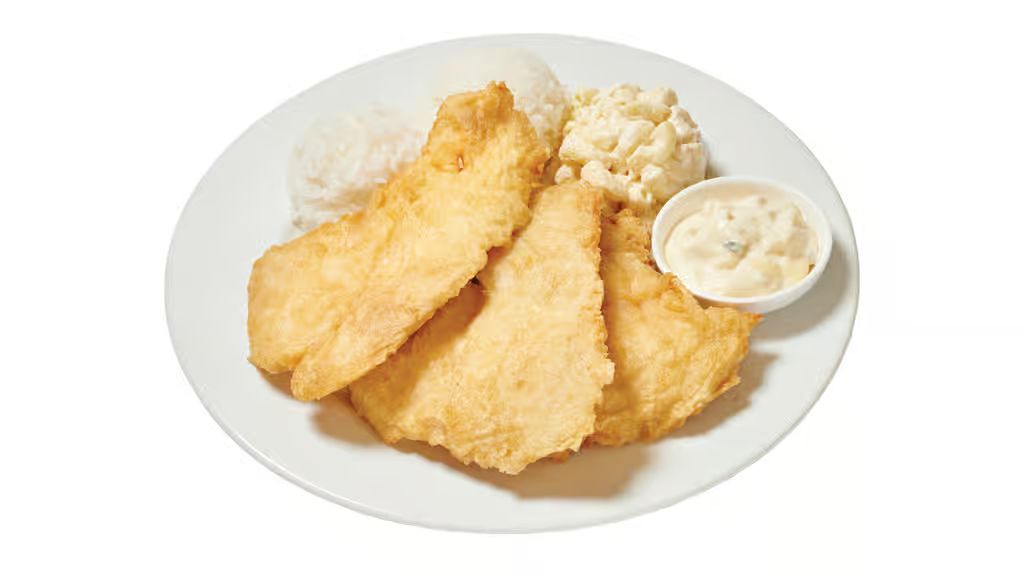 Fried Fish Plate at L&L Hawaiian BBQ in Ramona, CA 92065 | YourMenu® Online Ordering