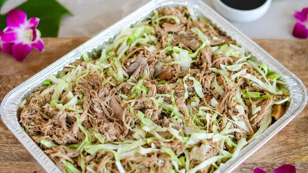 Full Pan Kalua Pork With Cabbage at L&L Hawaiian BBQ in Ramona, CA 92065 | YourMenu® Online Ordering