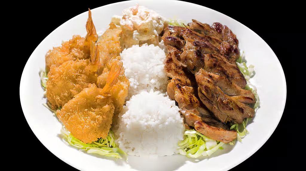 Seafood Combo at L&L Hawaiian BBQ in Ramona, CA 92065 | YourMenu® Online Ordering