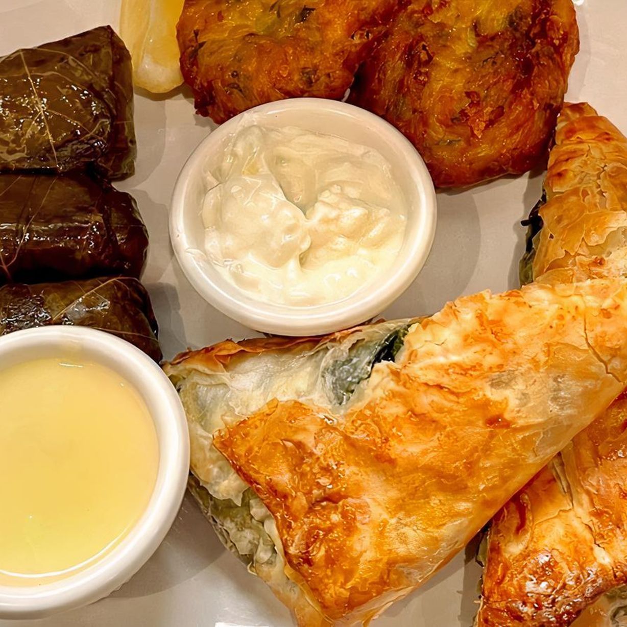 Vegetarian Platter at Keratsini Greek Kitchen in Annapolis, MD 21401 | YourMenu® Online Ordering