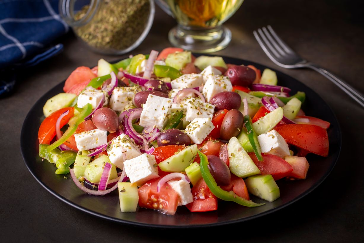 Full Greek Salad at Keratsini Greek Kitchen in Annapolis, MD 21401 | YourMenu® Online Ordering