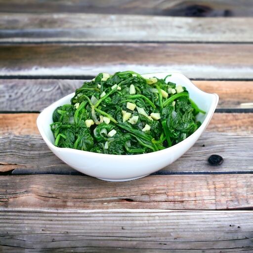 1/2 Tray - Sauteed Spinach at Blowin' Smoke BBQ @ Prime Time Butcher | Catering in WOODBURY, NY 117971212 | YourMenu® Online Ordering
