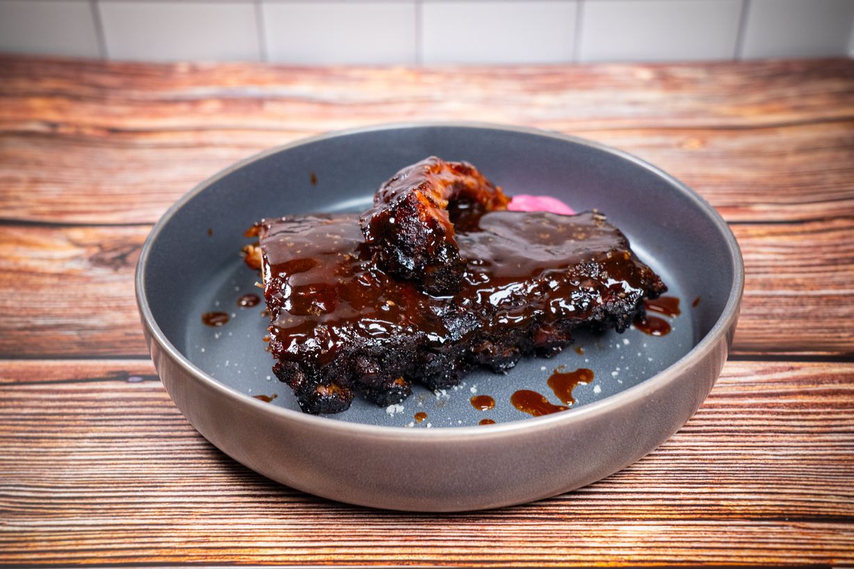 1/2 Tray - Baby Back Ribs at Blowin' Smoke BBQ @ Prime Time Butcher | Catering in WOODBURY, NY 117971212 | YourMenu® Online Ordering