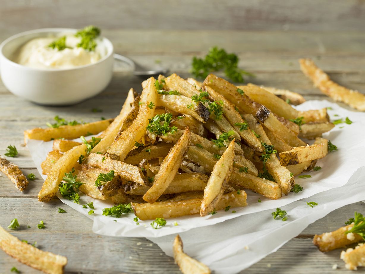 1/2 Tray - Truffle Parmesan Fries at Blowin' Smoke BBQ @ Prime Time Butcher | Catering in WOODBURY, NY 117971212 | YourMenu® Online Ordering