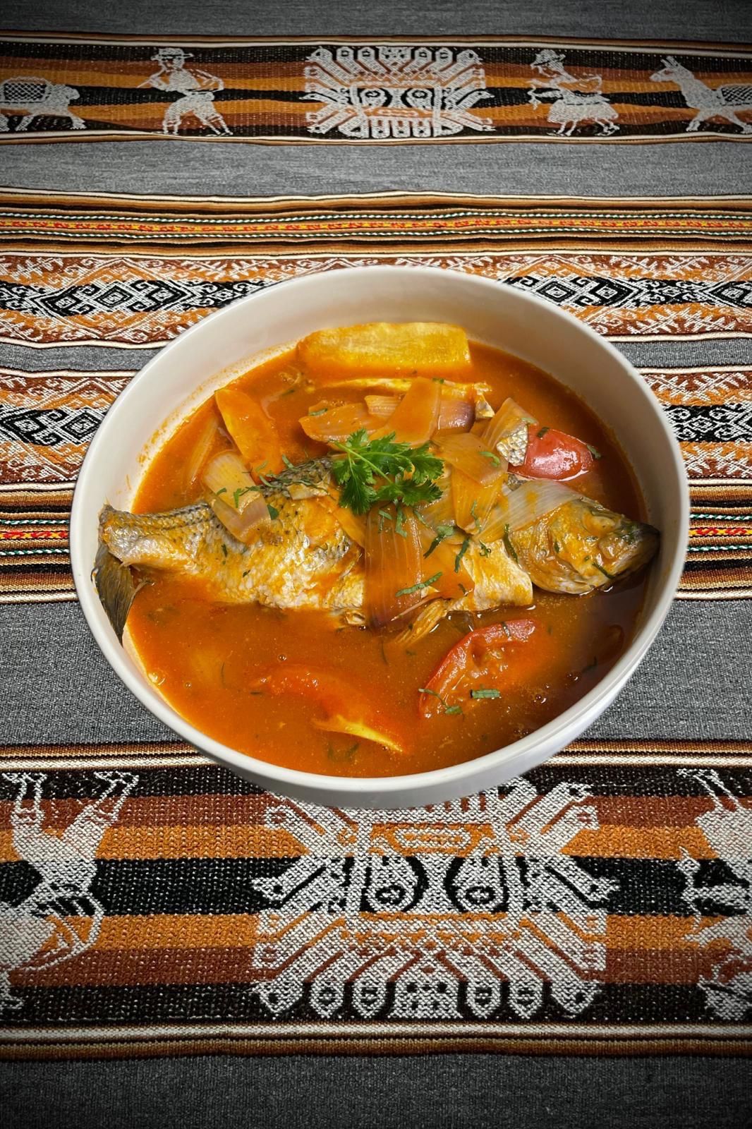 Sudado De Pescado at La Caleta Peruvian Restaurant in Gaithersburg, MD 20877 | YourMenu® Online Ordering