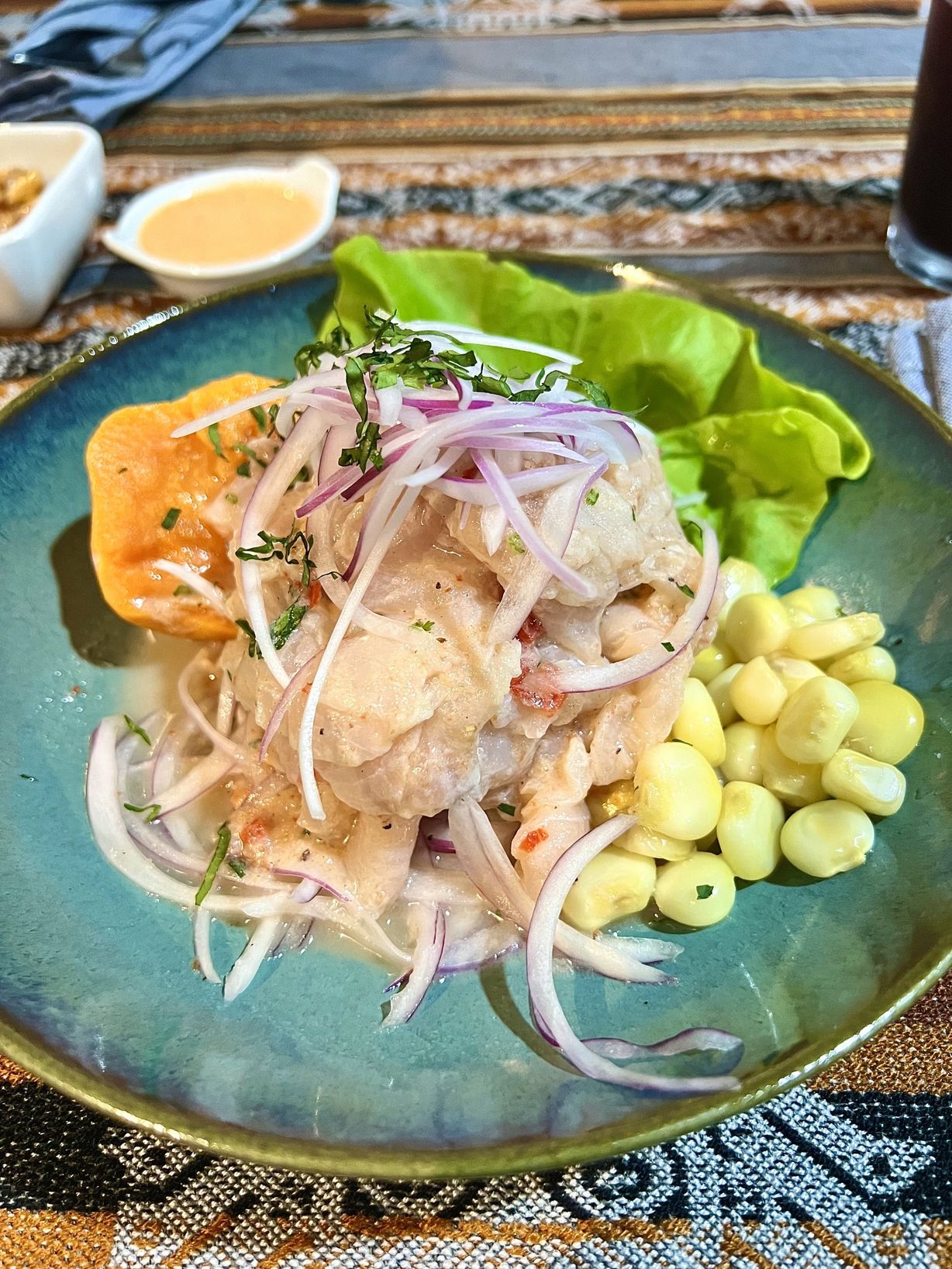 Ceviche Mixto at La Caleta Peruvian Restaurant in Gaithersburg, MD 20877 | YourMenu® Online Ordering