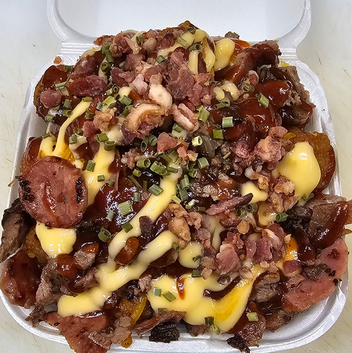 Large Loaded Fries at BIG BOIS CHICKEN N WAFFLES in Mesquite, TX 75150 | YourMenu® Online Ordering