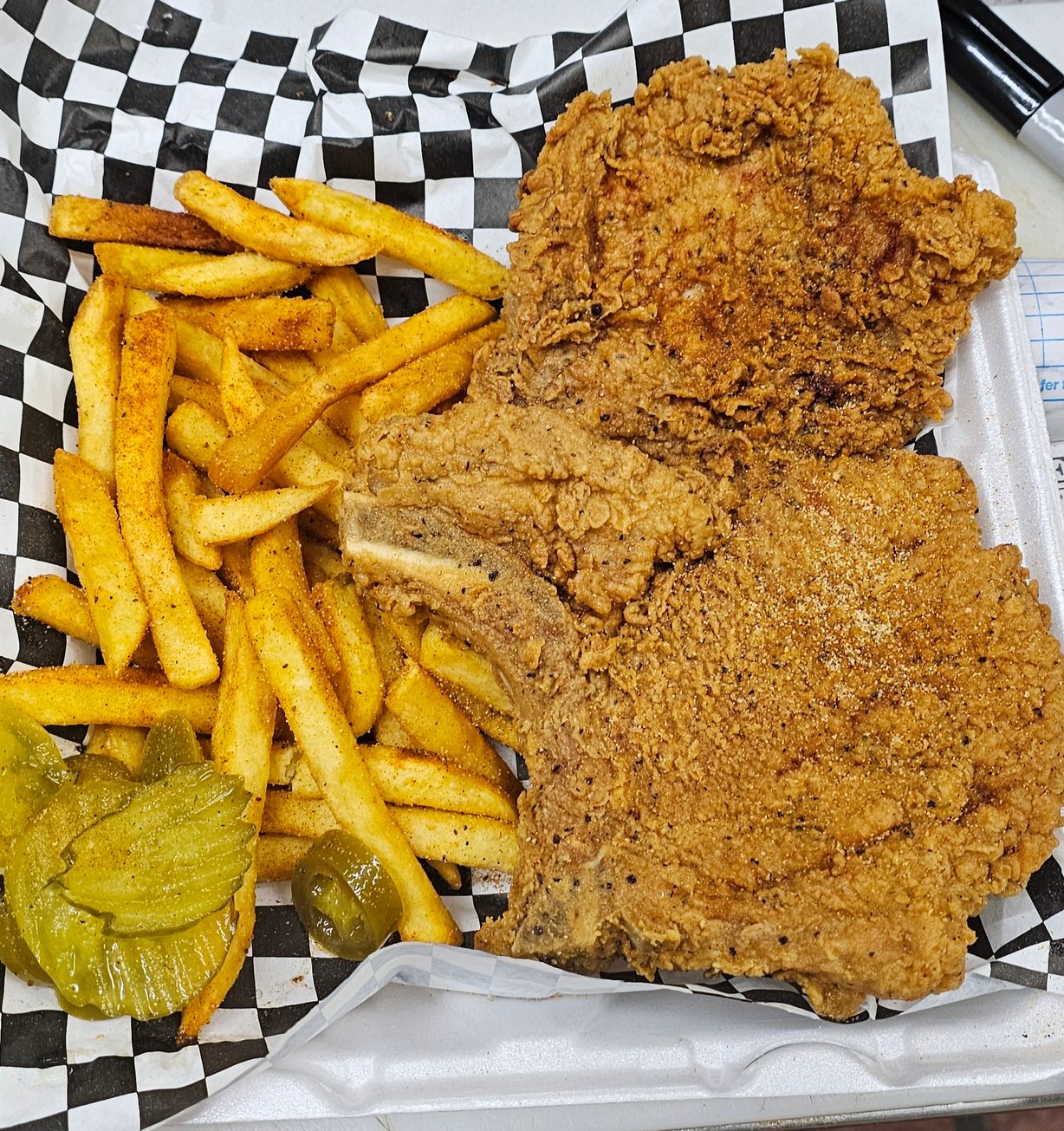 2 PC PORK  CHOP at BIG BOIS CHICKEN N WAFFLES in Mesquite, TX 75150 | YourMenu® Online Ordering