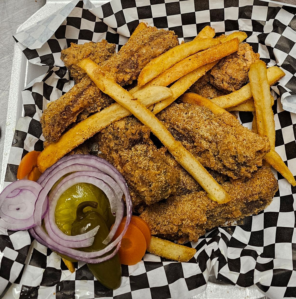 FRIED Rib  Basket at BIG BOIS CHICKEN N WAFFLES in Mesquite, TX 75150 | YourMenu® Online Ordering