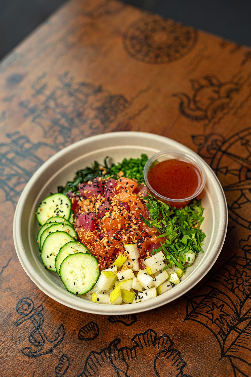 Hybrid Bowl at Kraken Crudo in Miami, FL 33137 | YourMenu® Online Ordering