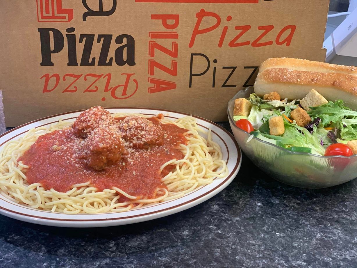 Spaghetti w/Meatballs  at Scicchitano's Buono Pizza & Catering in KULPMONT, PA 17834 | YourMenu® Online Ordering