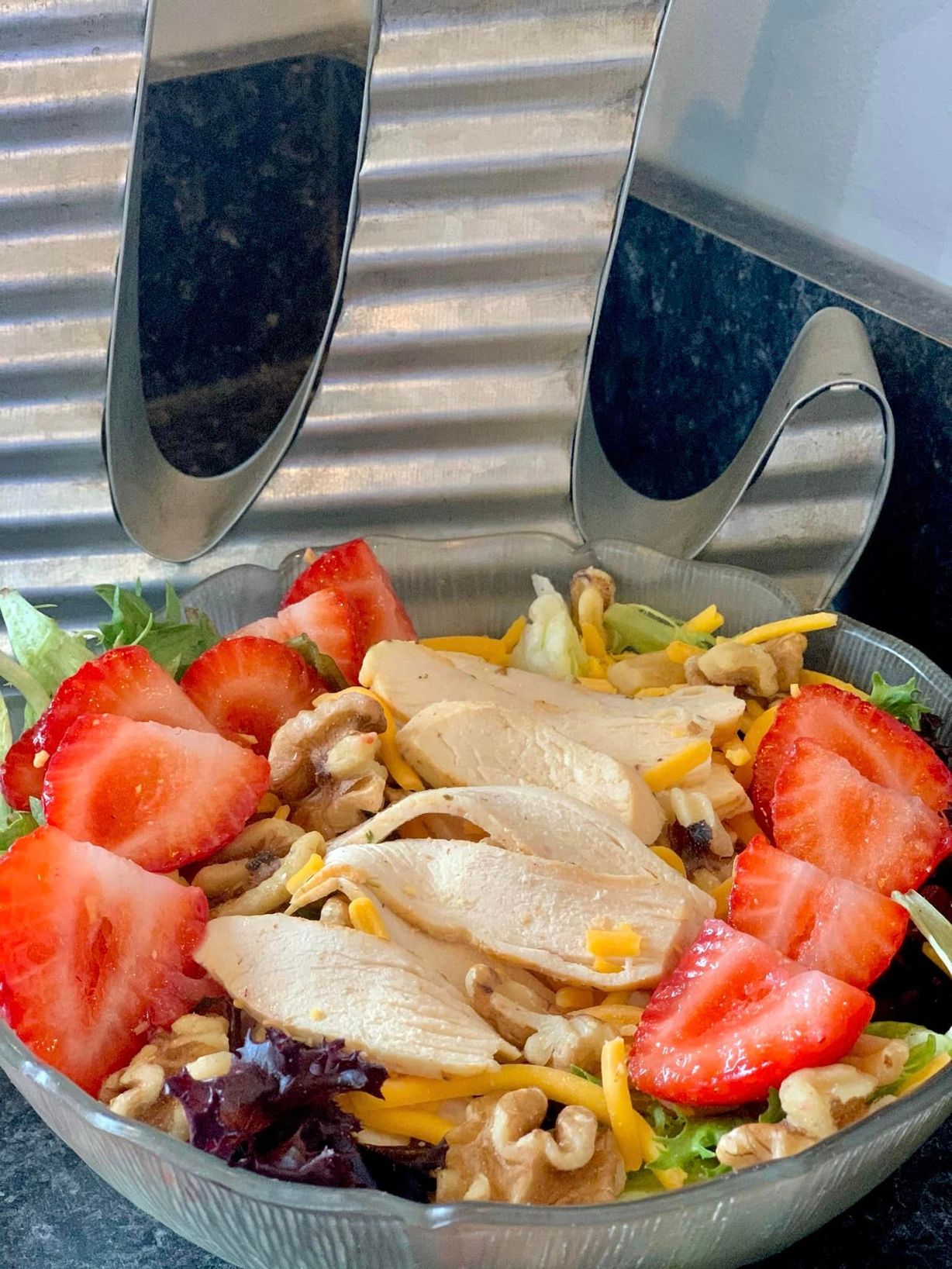 Strawberry Walnut Grilled Chicken Salad or Wrap at Scicchitano's Buono Pizza & Catering in KULPMONT, PA 17834 | YourMenu® Online Ordering