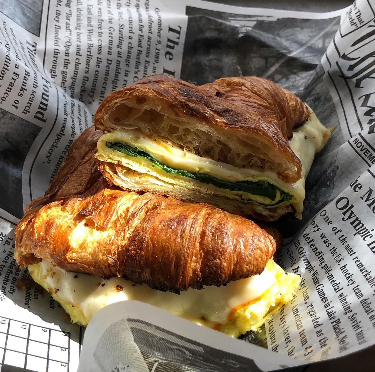 Egg N Cheese On Croissant at Oakland Coffee & Juice Bar in Oakland Park, FL 33334 | YourMenu® Online Ordering