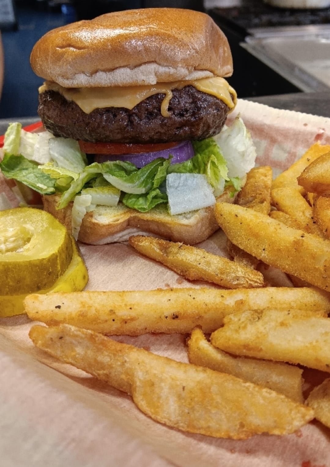 American Burger at JERSEY HUSTLE GATLINBURG in Gatlinburg, TN 37738-5656 | YourMenu® Online Ordering