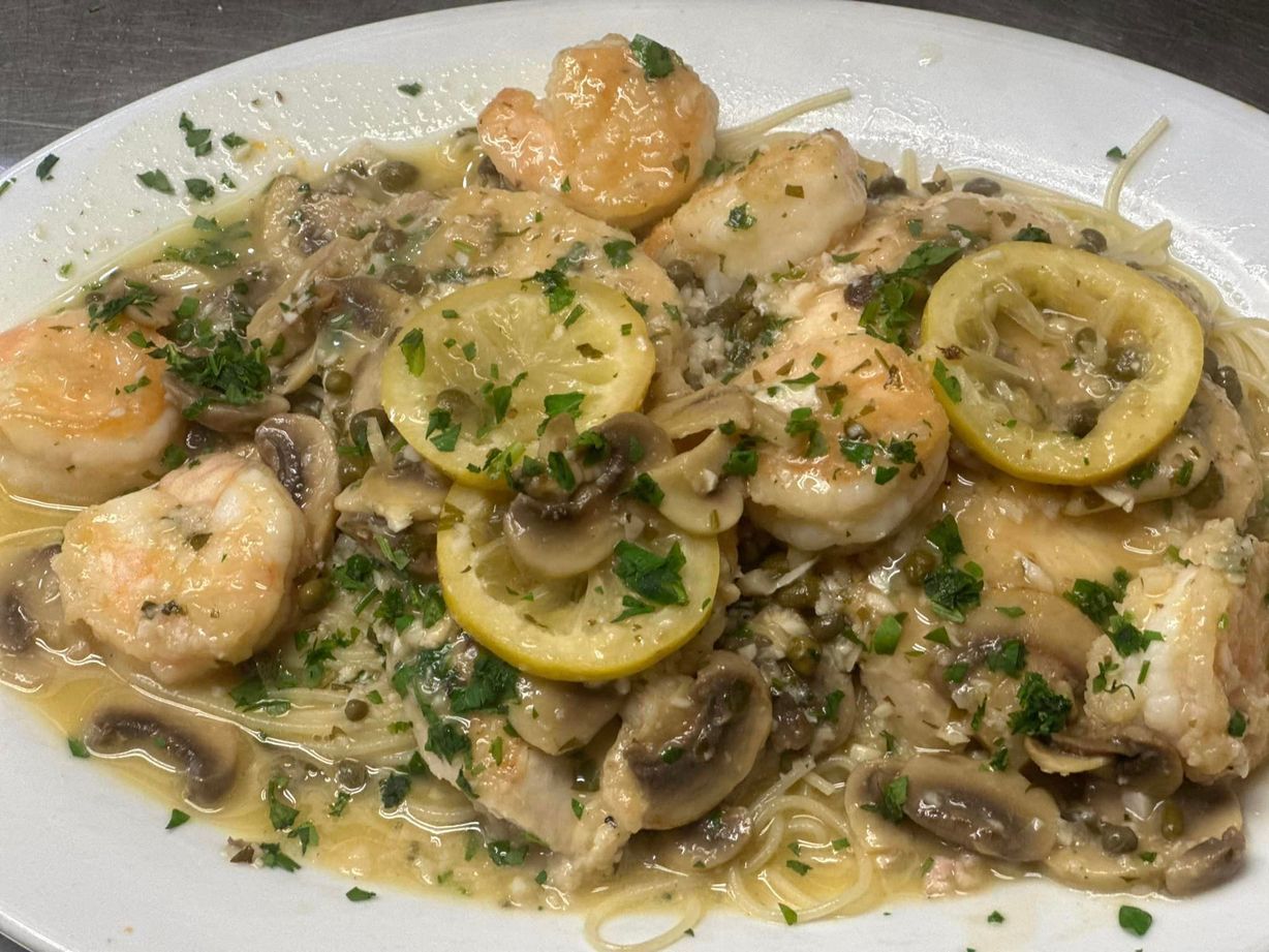 Shrimp Picatta at JERSEY HUSTLE GATLINBURG in Gatlinburg, TN 37738-5656 | YourMenu® Online Ordering
