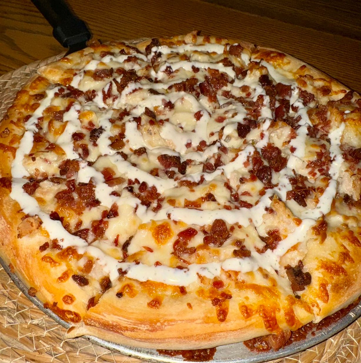 Chicken Bacon Ranch Pizza at Clyde's Saloon in Cadogan, PA 16212 | YourMenu® Online Ordering