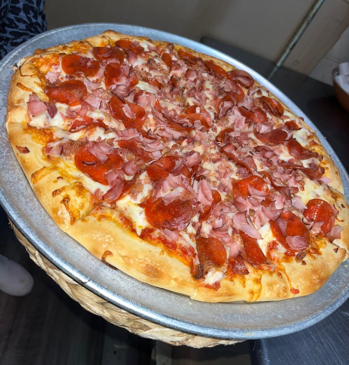 Mighty Meat Pizza at Clyde's Saloon in Cadogan, PA 16212 | YourMenu® Online Ordering