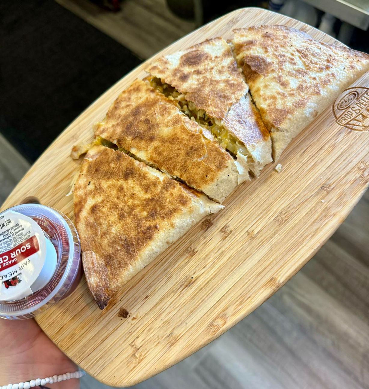 Cheese Steak Quesadilla at Clyde's Saloon in Cadogan, PA 16212 | YourMenu® Online Ordering