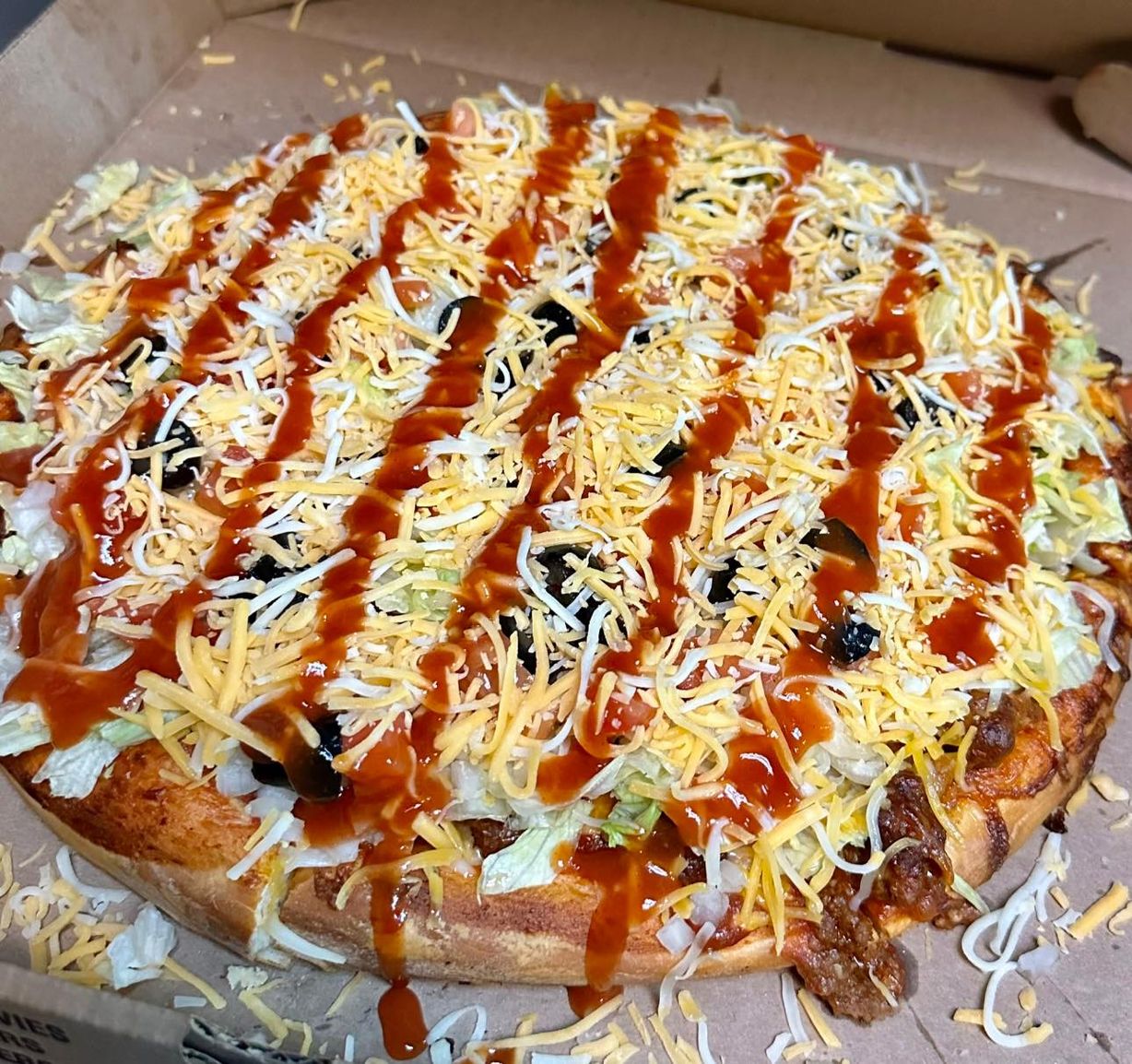 Taco Pizza at Clyde's Saloon in Cadogan, PA 16212 | YourMenu® Online Ordering