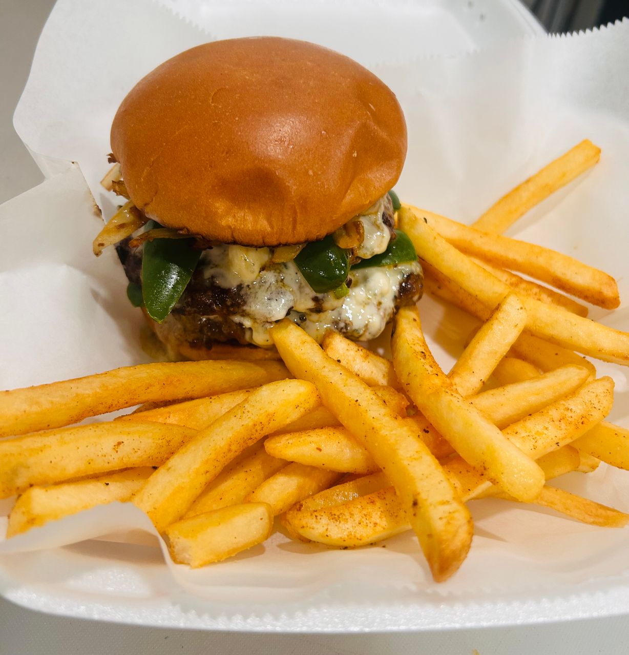 Black and Blue Burger at JD SABOR REAL in Woodstock, GA 30188 | YourMenu® Online Ordering