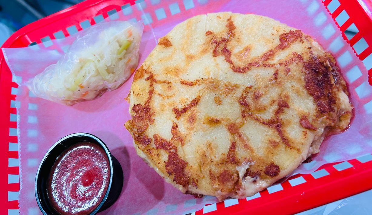 PUPUSAS DE CHICHARRON at JD SABOR REAL in Woodstock, GA 30188 | YourMenu® Online Ordering