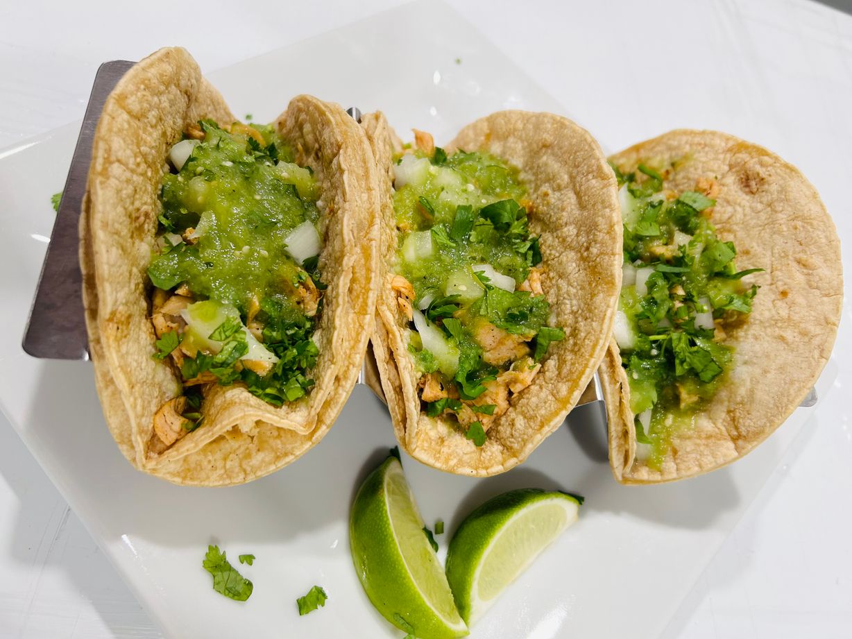 Chicken tacos at JD SABOR REAL in Woodstock, GA 30188 | YourMenu® Online Ordering