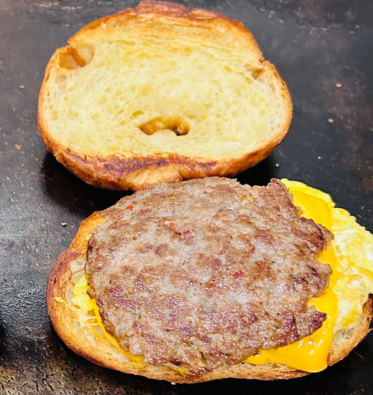 Pork Sausage,egg and cheese Croissant at JD SABOR REAL in Woodstock, GA 30188 | YourMenu® Online Ordering
