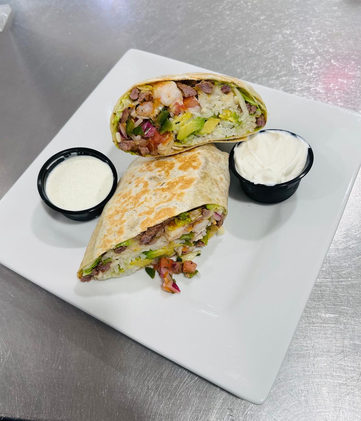 BURRITO SURF AND TURF at JD SABOR REAL in Woodstock, GA 30188 | YourMenu® Online Ordering