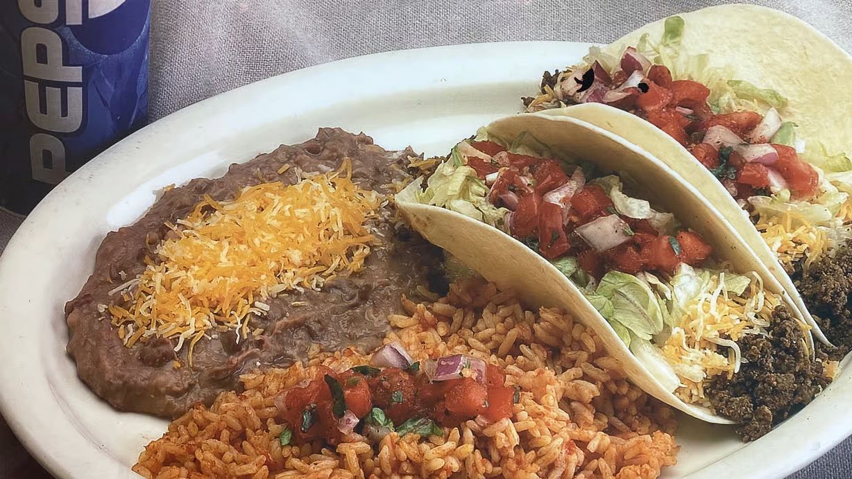 Combo #3 Two Soft Shell Ground Beef Tacos at Taco Pancho Cape Coral in Cape Coral, FL 33991 | YourMenu® Online Ordering