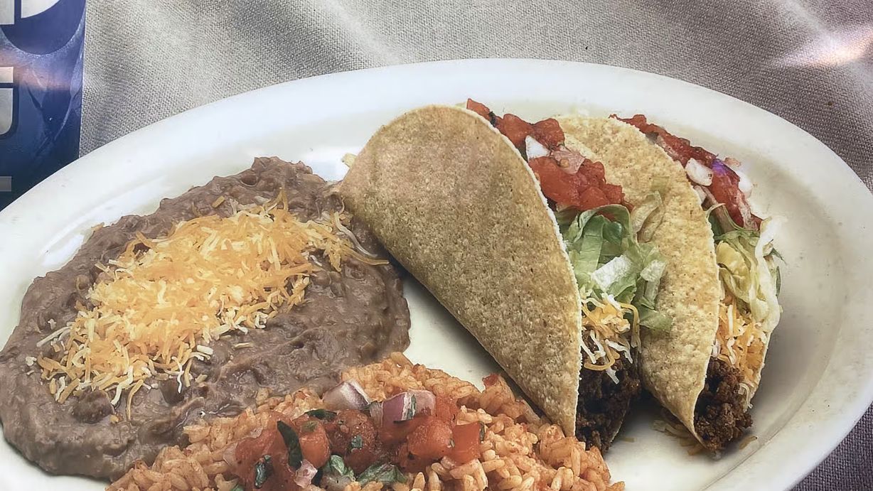 Combo #2 Two Hard Shell Ground Beef Taco at Taco Pancho Cape Coral in Cape Coral, FL 33991 | YourMenu® Online Ordering