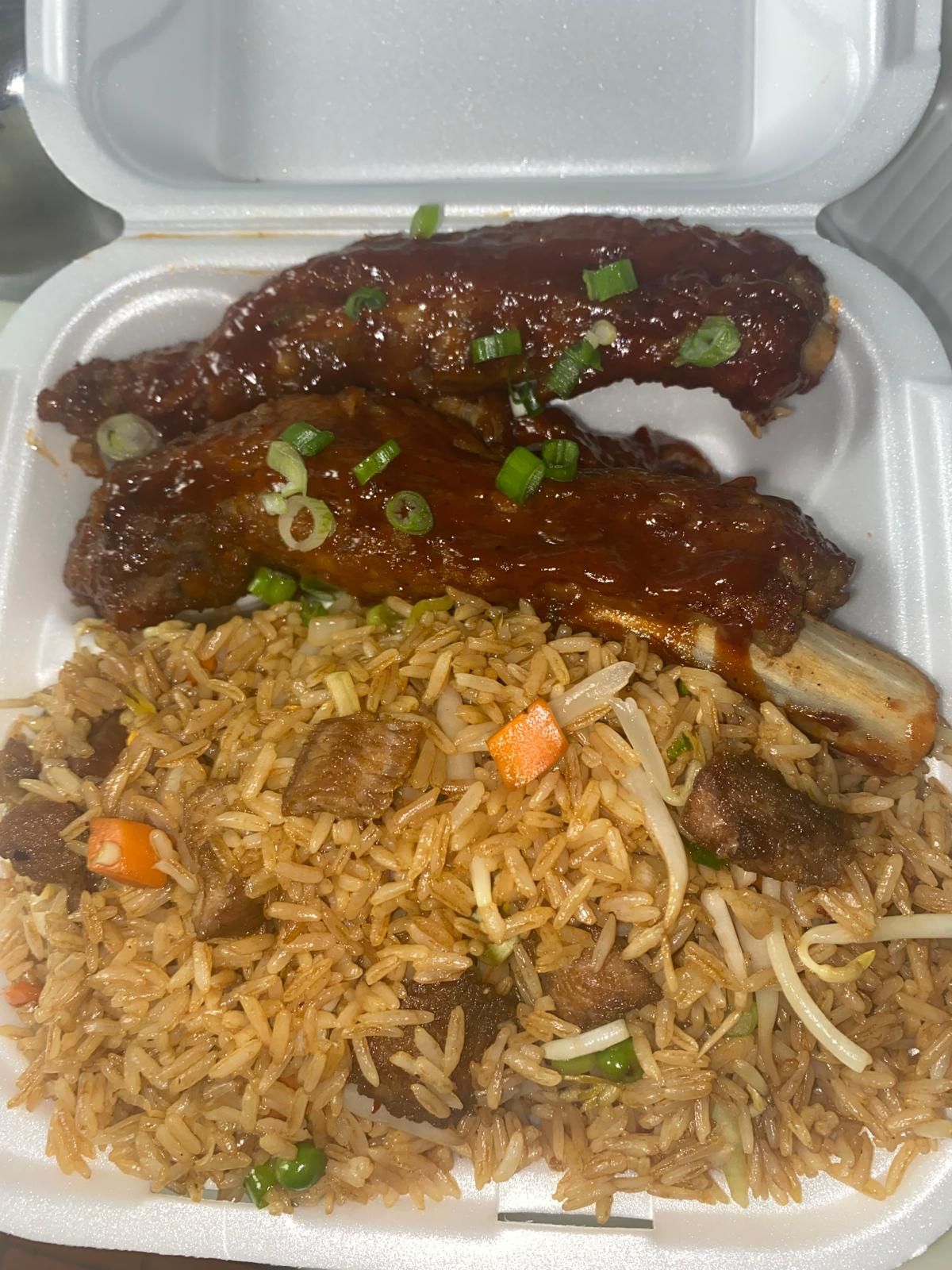 BBQ Ribs and Pork Fried Rice (i) at Bon Bagay Restaurant in Miami, FL 33161 | YourMenu® Online Ordering