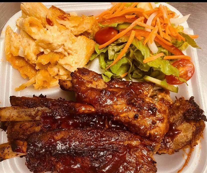 BBQ Ribs Complete with White Rice at Bon Bagay Restaurant in Miami, FL 33161 | YourMenu® Online Ordering