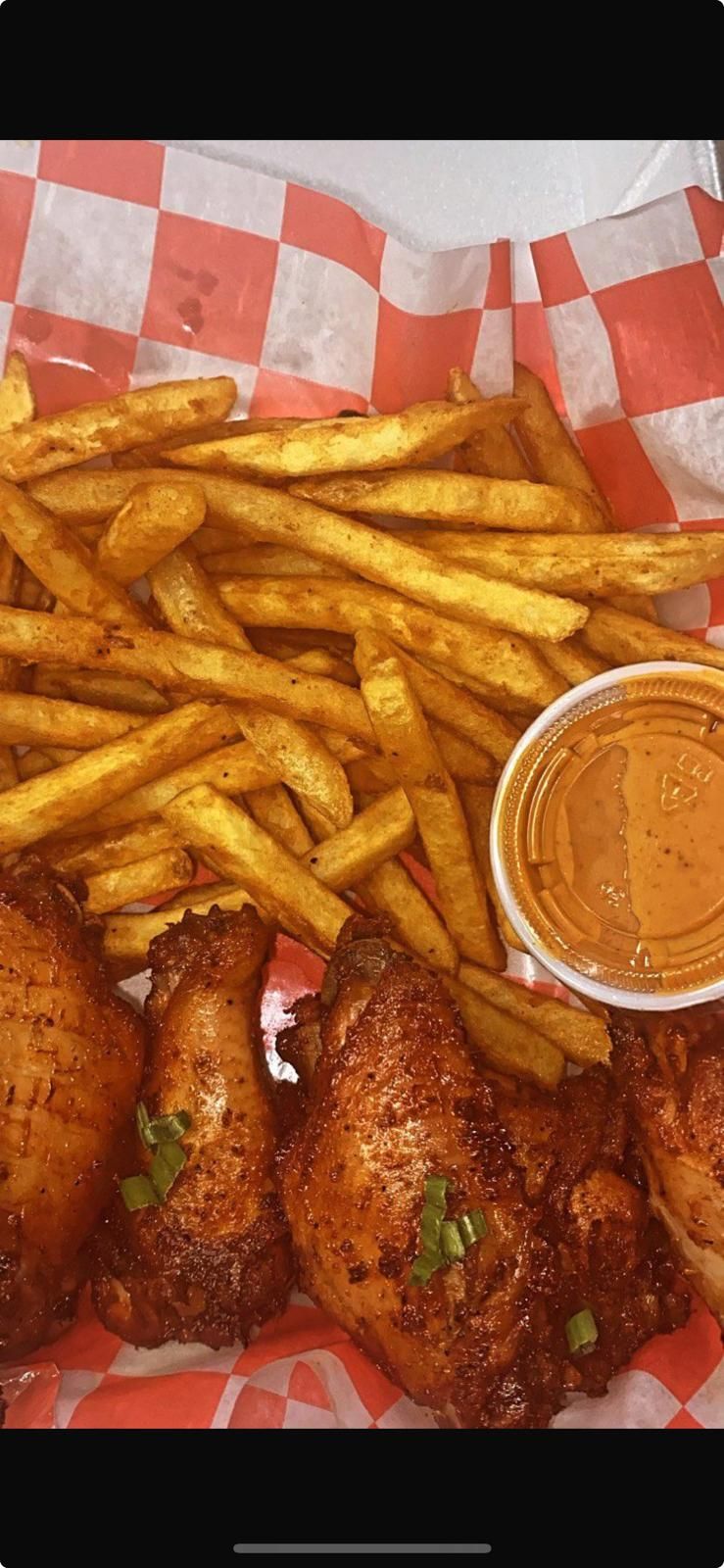 10 Barbecue Chicken Wings And Fries at Bon Bagay Restaurant in Miami, FL 33161 | YourMenu® Online Ordering