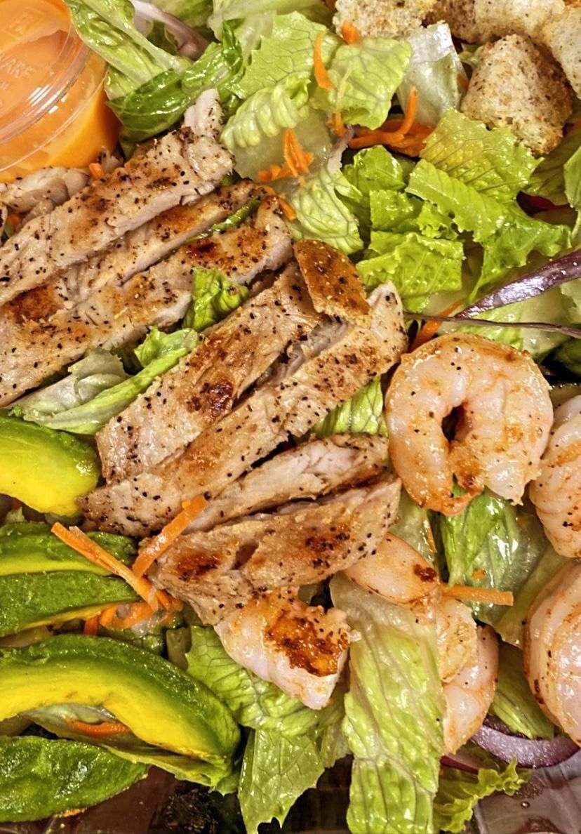 Chef Grilled Chicken and Shrimp Salad © at Bon Bagay Restaurant in Miami, FL 33161 | YourMenu® Online Ordering