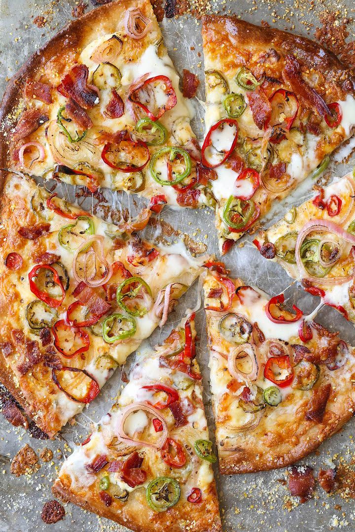JALAPENO POPPER PIZZA-14" at Berky's Pizza, Ice Cream, & More in Karns City, PA 16041 | YourMenu® Online Ordering