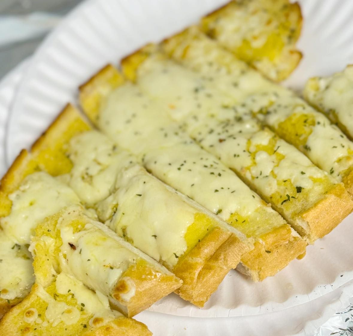 Footlong Garlic Bread W Cheese at JERSEY HUSTLE ON 66 in SEVIERVILLE, TN 378765561 | YourMenu® Online Ordering