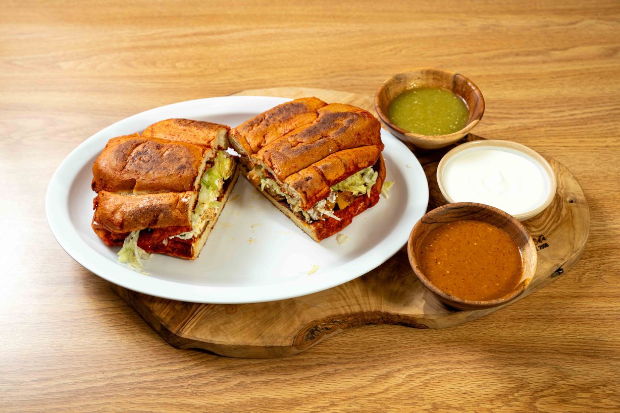 Pambazo at Sabor Azteca Restaurant in Gaithersburg, MD 20877 | YourMenu® Online Ordering