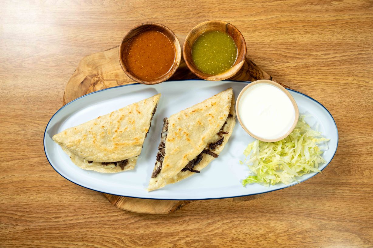 Quesadilla de Hongos at Sabor Azteca Restaurant in Gaithersburg, MD 20877 | YourMenu® Online Ordering