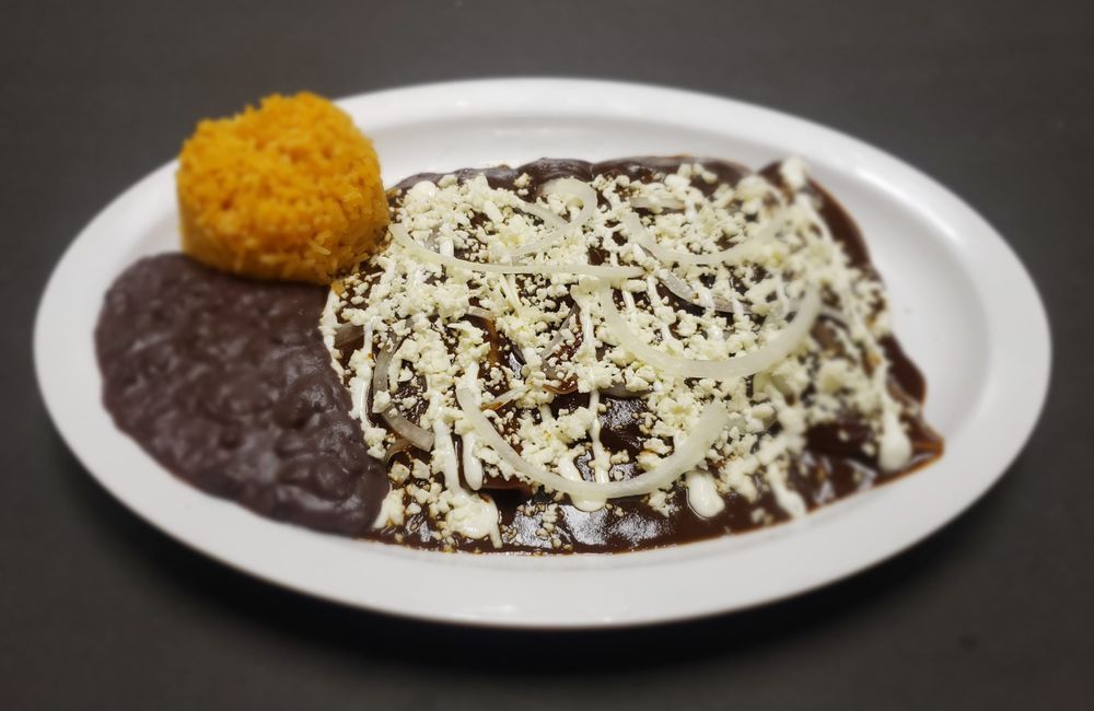 Enchiladas de Mole at Sabor Azteca Restaurant in Gaithersburg, MD 20877 | YourMenu® Online Ordering