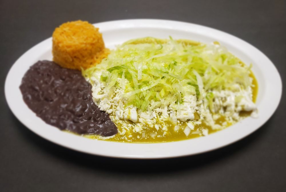 Enchiladas Verdes at Sabor Azteca Restaurant in Gaithersburg, MD 20877 | YourMenu® Online Ordering