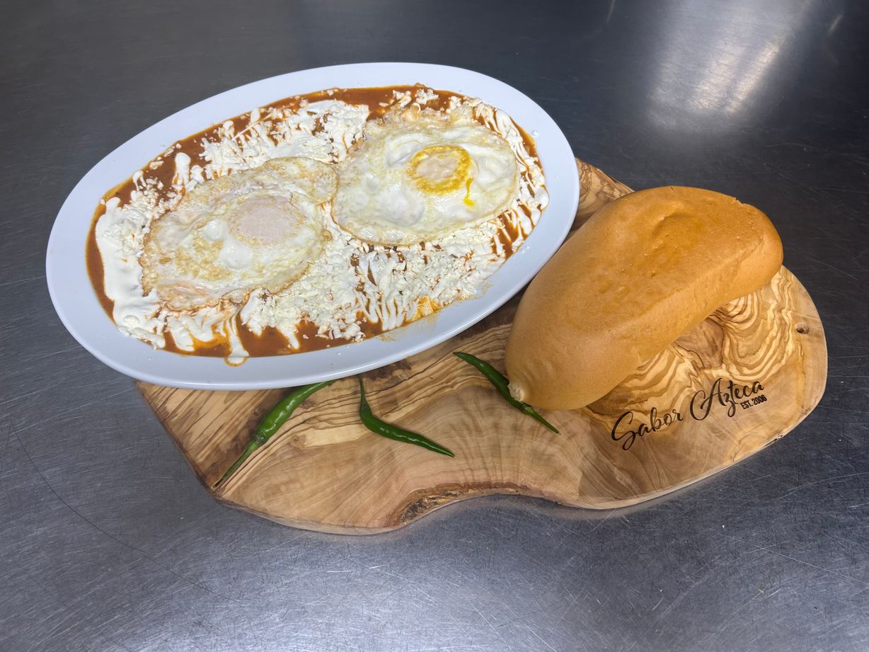 Chilaquiles Rojos at Sabor Azteca Restaurant in Gaithersburg, MD 20877 | YourMenu® Online Ordering