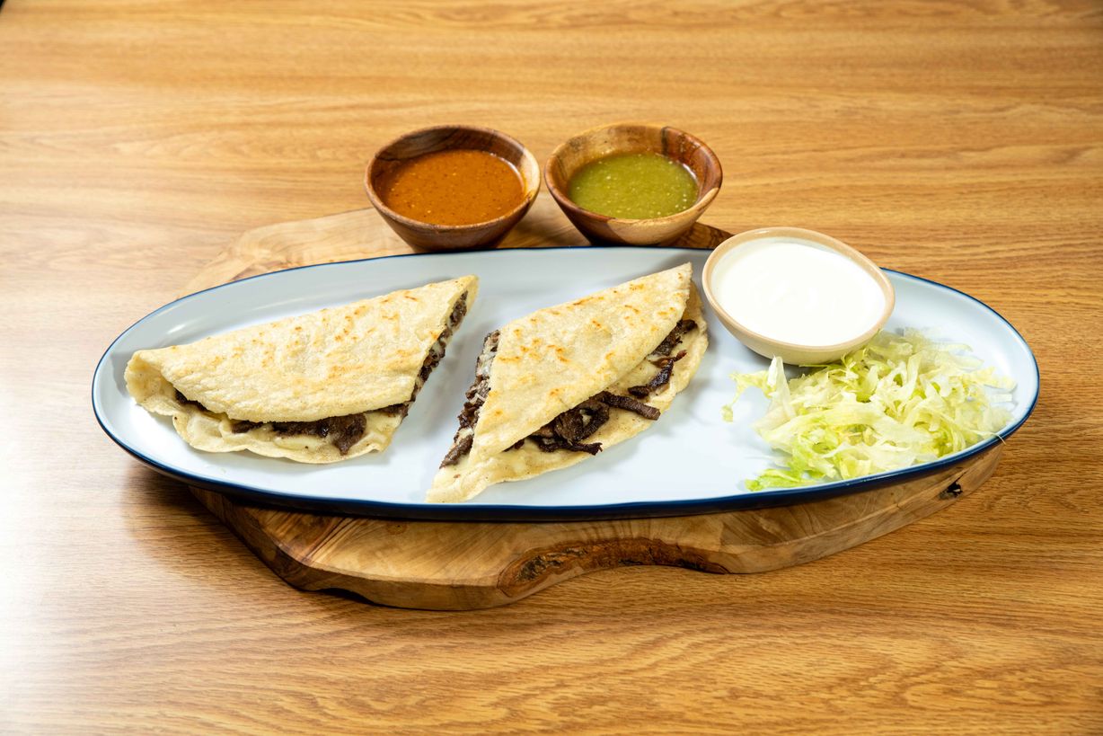Quesadilla de Asada at Sabor Azteca Restaurant in Gaithersburg, MD 20877 | YourMenu® Online Ordering