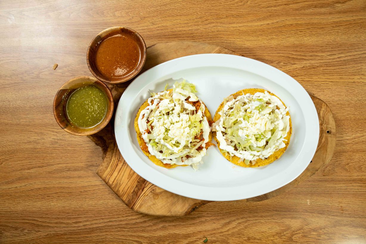 Tostada de Pata at Sabor Azteca Restaurant in Gaithersburg, MD 20877 | YourMenu® Online Ordering