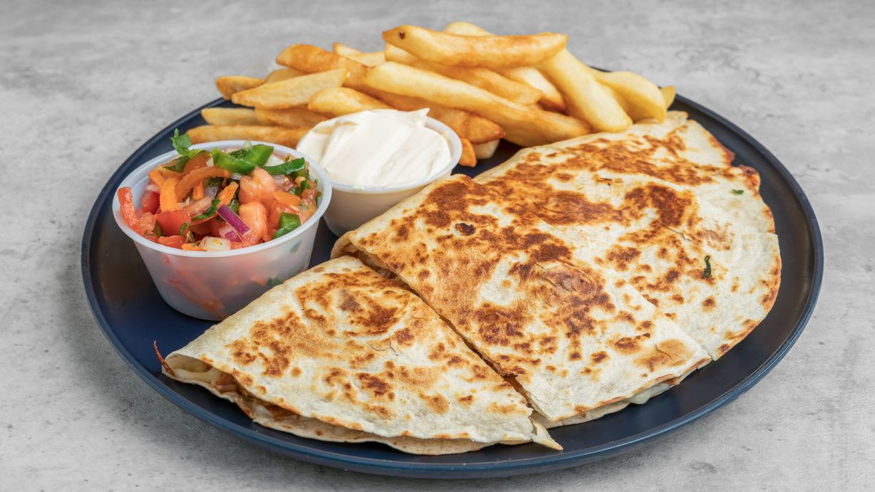 Chicken Quesadilla at Mr. Pollo Peruvian Charcoal Chicken in Sterling, VA 20166 | YourMenu® Online Ordering