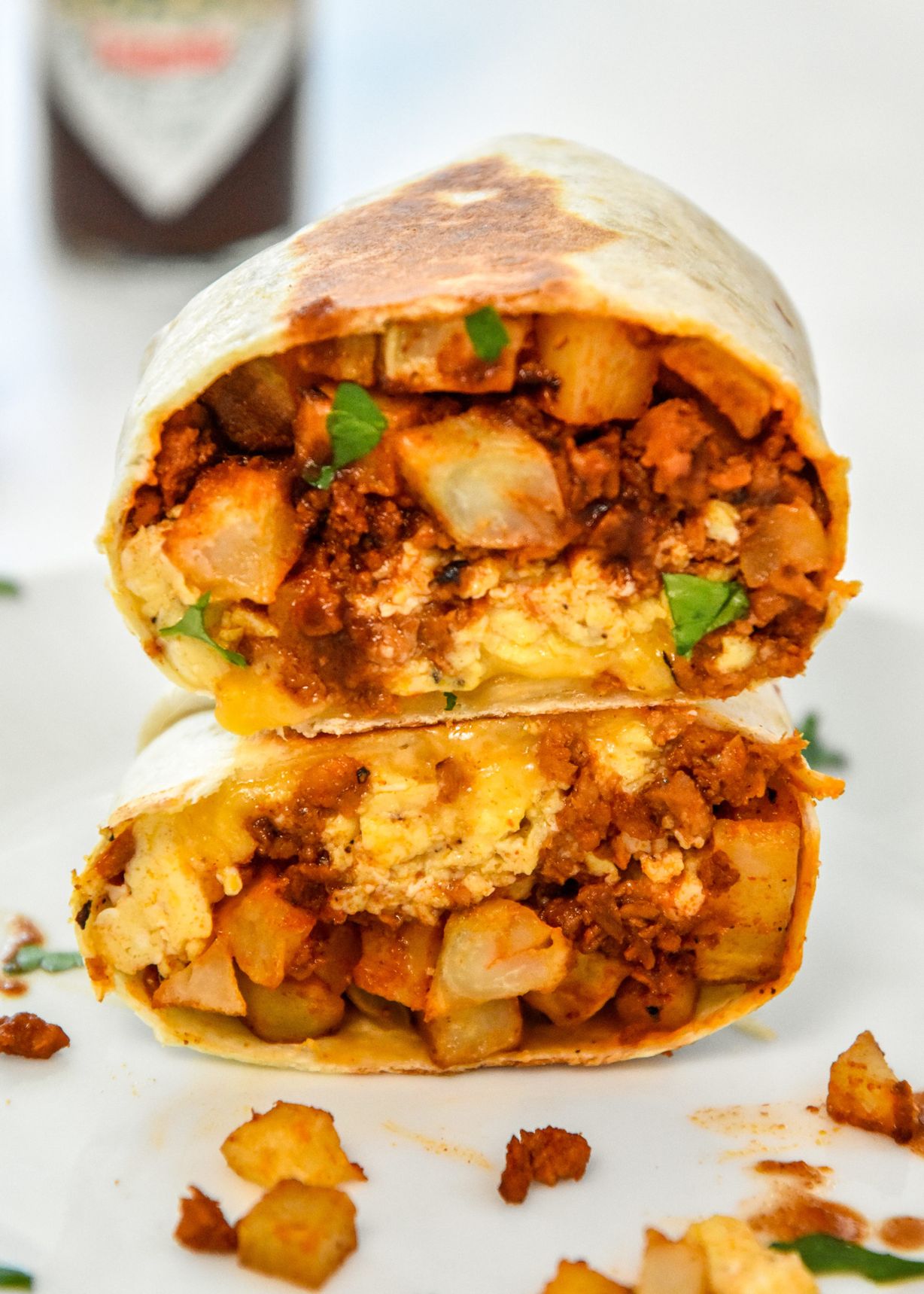 Breakfast Burrito Chorizo at Chelas Mexican Food & Bar in ROYAL PALM BEACH, FL 33411 | YourMenu® Online Ordering