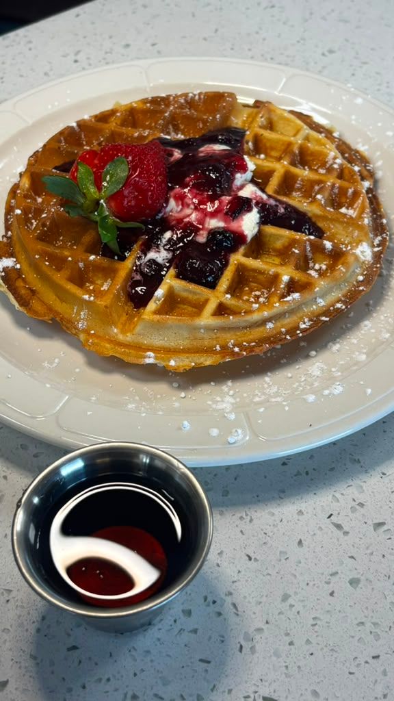 Belgian Waffle at Atipicos Food in Riviera Beach, FL 33404 | YourMenu® Online Ordering