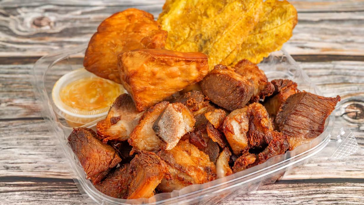 Griot Fried Pork Platter at PAUL'S UNIQUE GOURMET WP in West Palm Beach, FL 33409 | YourMenu® Online Ordering