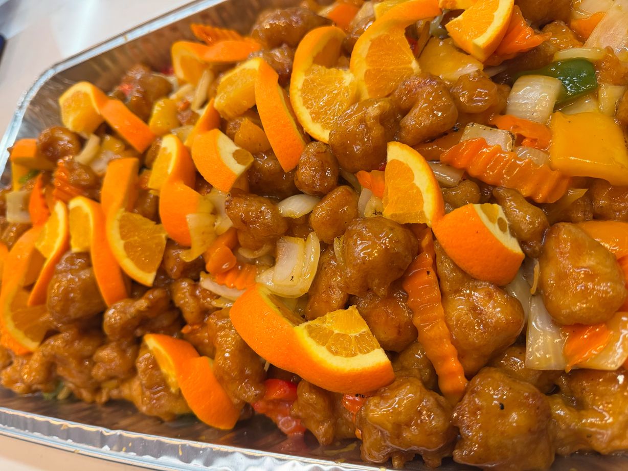 (C) Orange Chicken at Hibachi & Pho (Atl Sushi Pho) in Mulberry , GA 30019 | YourMenu® Online Ordering