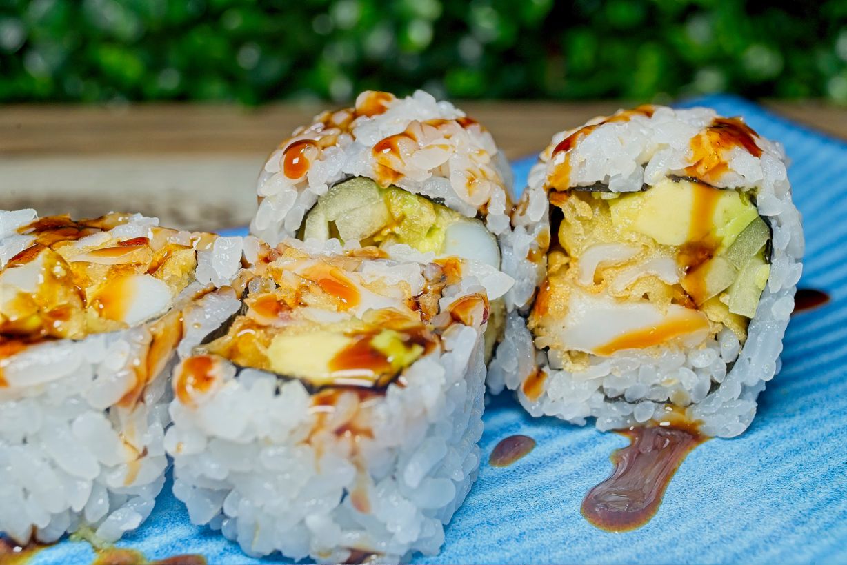 Calamari Tempura Roll at Hibachi & Pho (Atl Sushi Pho) in Mulberry , GA 30019 | YourMenu® Online Ordering