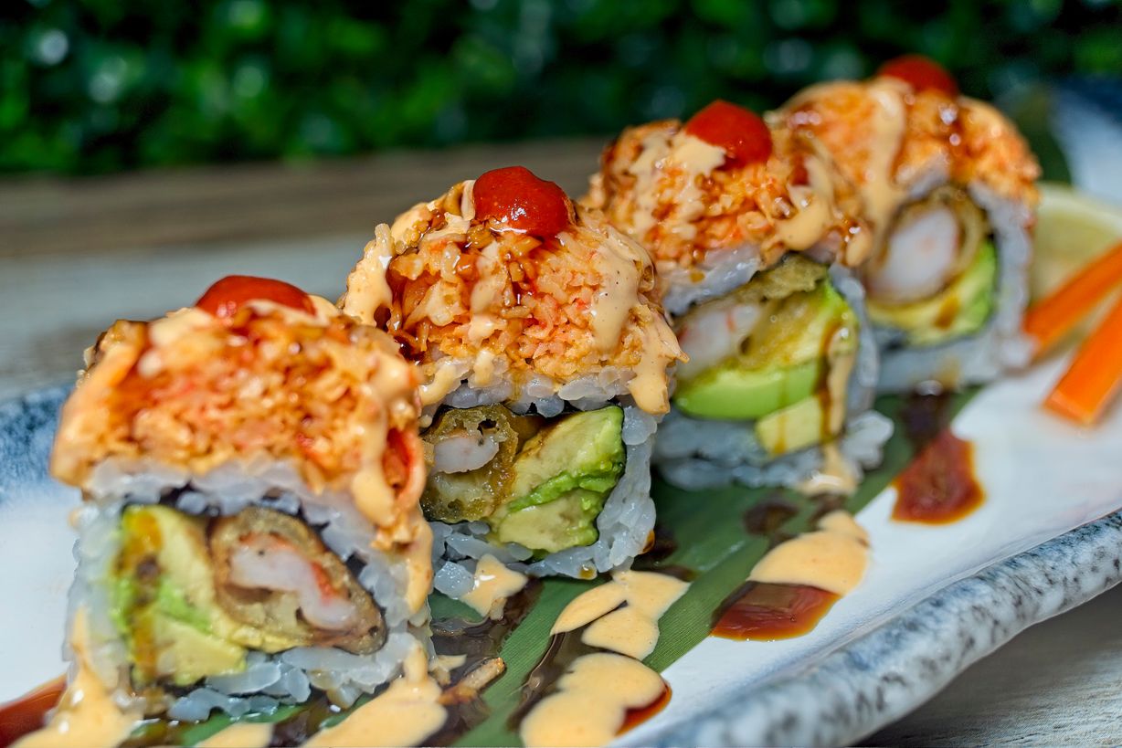 Dacula Roll at Hibachi & Pho (Atl Sushi Pho) in Mulberry , GA 30019 | YourMenu® Online Ordering